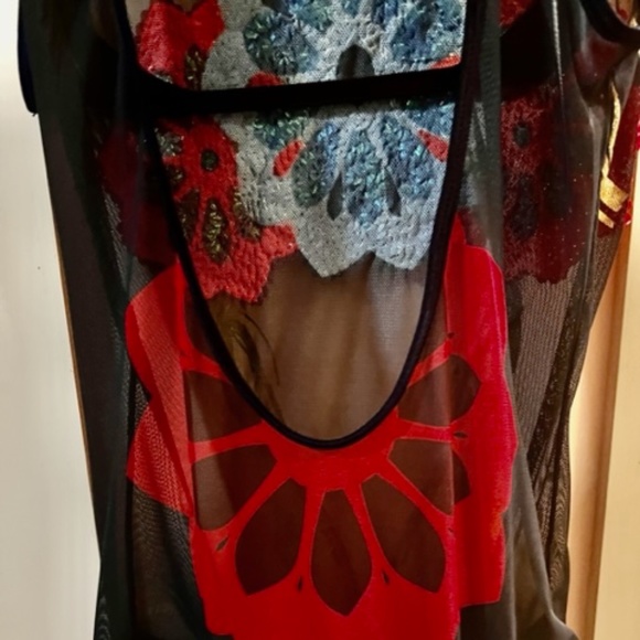 ATAVARIA - swimsuit - Embelisshed and mesh front. size small New No Tag - Picture 6 of 11